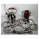 Stainless steel tae pot, Hull pitcher, 3 pairs of