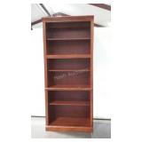 Bookcase with some fixed and some adjustable