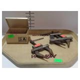Tool lot, 2 clamps, minus series A Needle type