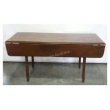 Drop leaf dining table, 58" long