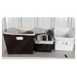 5 home goods baskets