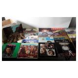 Record albums, various artists including the