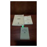 Military issue books: Prayer Book, Drill &