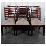 Dining Chairs, set of 6, Upholstered seats,