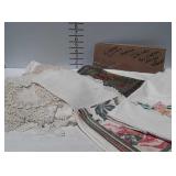 Linens - doilies, tablecloths, and more - all