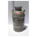 Ceramic cream can planter