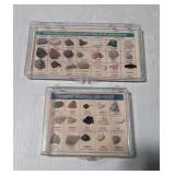 Collectors Rocks, minerals, gemstones in plastic
