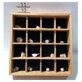 Dug Artifacts, wall hanging Display with