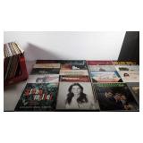 Record albums, various artists and genres