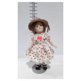 Doll, Apple decor Dress Doll with Closure Eyes on