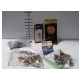 Shower curtain Hardware and cabinet hardware