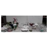 Glassware Dishes Group, plates, bowls, competes,