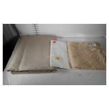 Textiles: pillowcase set, 4+ yards of fabric,