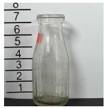1 pint milk bottle, Chestnut Farms Dairy,