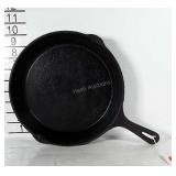 10 inch cast iron skillet with fire ring.