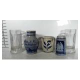 Mixed Lot: German Pottery, Williamsburg Pottery &