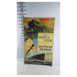 Advertising, metal Southern Railway and White