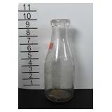 1 quart Milk Bottle, Chestnut Farms Dairy,