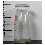 Half pint milk bottle, Chevy Chase Dairy,