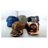 Ball caps, five, including Harley Davidson
