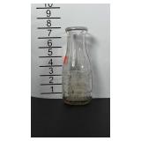 1 pint milk bottle, Fairfield Farms