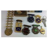 Tin with NRA medals
