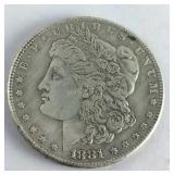 1881 Morgan Dollar