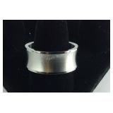 Size 12 stainless steel ring