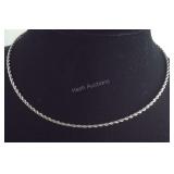 Stainless steel rope chain 18"
