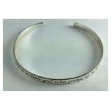 Sterling Silver Cuff Bracelet (Daughter Bracelet)
