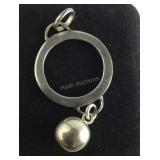Sterling Silver Pendant With Silver Ball 4 grams,