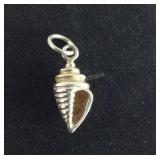 Sterling Silver Sea Shell Pendant/Charm 2.2