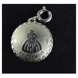 Sterling Silver Bridesmaid Pendant/Charm 1.9
