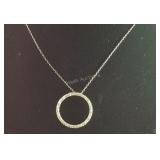 Diamond Pendant Magnetic And Sterling Silver