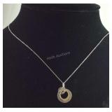 Sterling Silver Pendant "The Love Between A