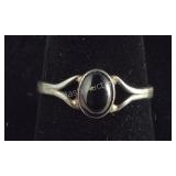 Size 8.75 Vintage Cabochon Garnet Stone 1.4