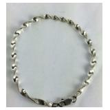 Shiny Sterling Silver Bracelet Made In Italy 2.7