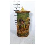 Vintage German Walldurn-Baden Candle with farm /