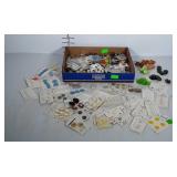 Button lot: many still on original cardboard