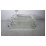 6 glass casserole baking dishes from Pyrex &