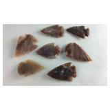 7 arrowheads