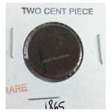 1865 two cent piece