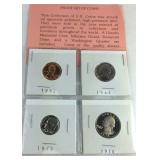 Proof set of coins