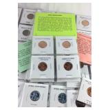 Penny lot with Lincoln cents, Indian head cent,