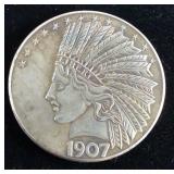 1907 ten dollar con novelty