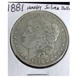 1881 Morgan Dollar