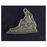State Of Virginia Charm 2.2 grams, 3/4"