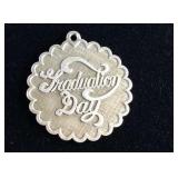 Graduation Day Charm Engraved On Back 3.8 grams,
