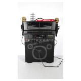 Venturer Karaoke machine with 2 microphones.  All
