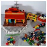Huge Vintage Fisher-Price Little People lot with
